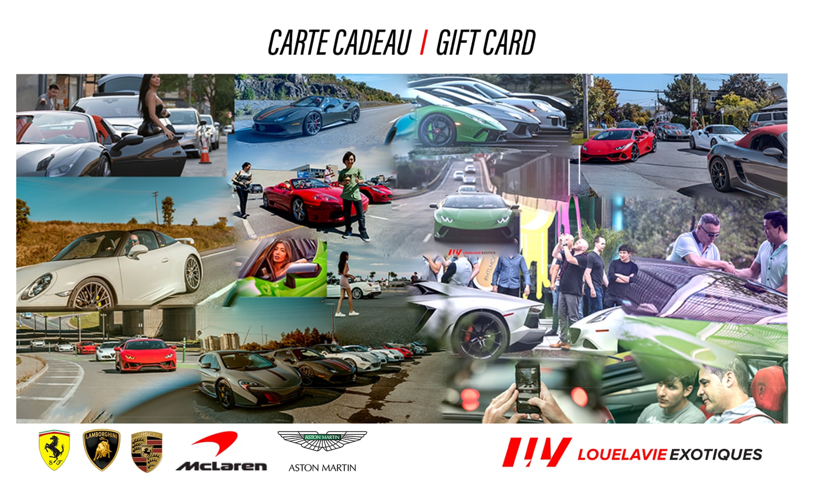 Carte-cadeau Loue La Vie — Carte cadeau / Gift card